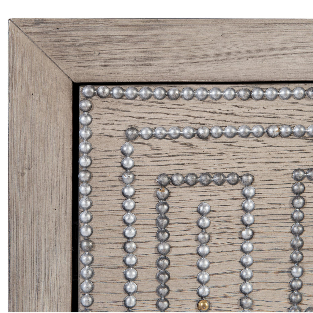 Devya Gray Oak Accent Chest