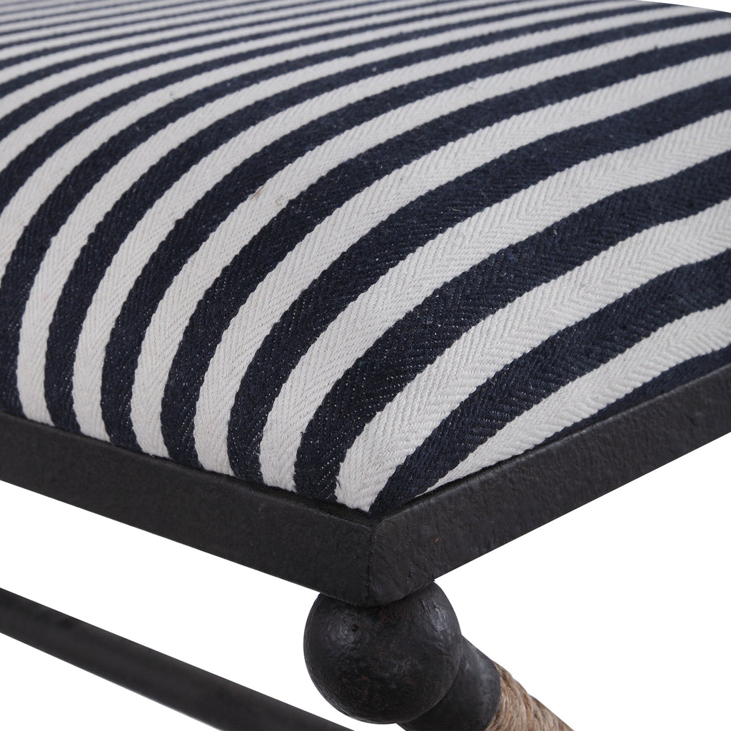 Braddock Striped Bench