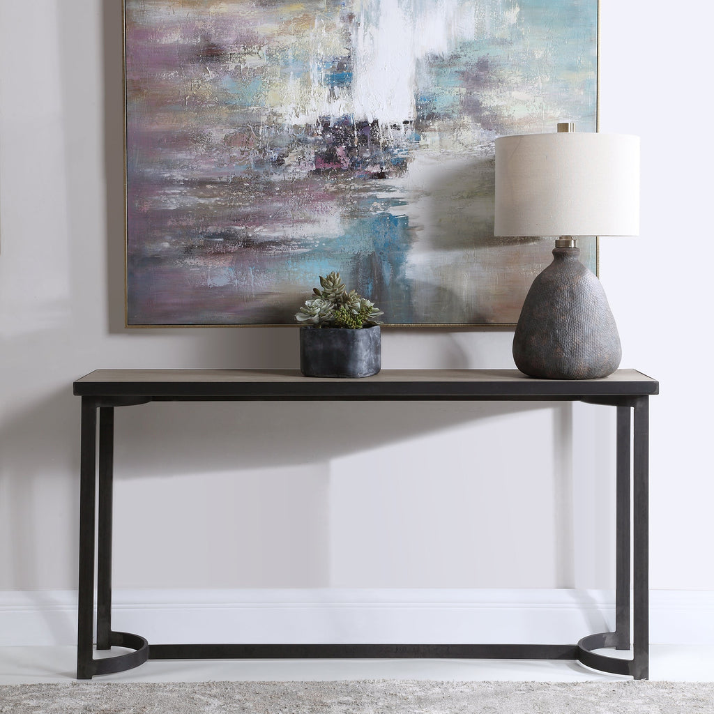 Basuto Steel Console Table