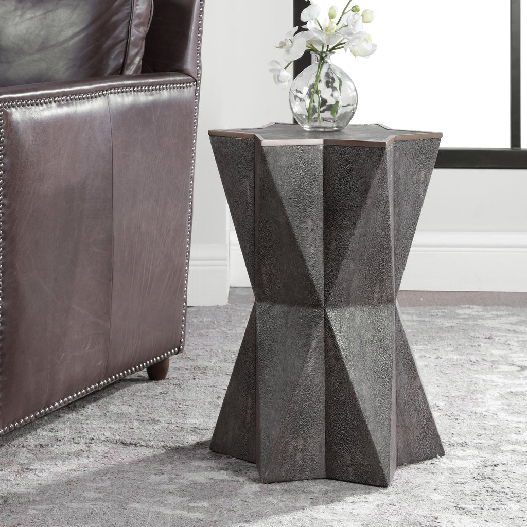 Capella Gray Accent Table