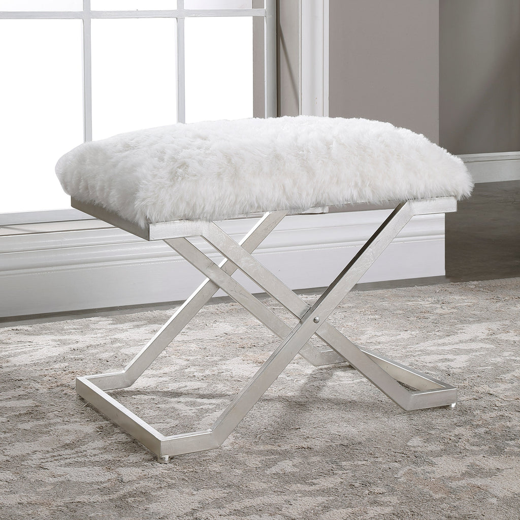 Farran Silver Small Bench