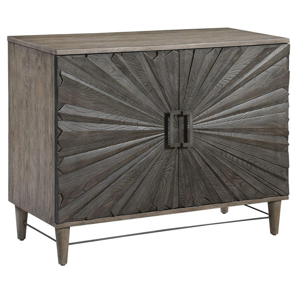 Shield Gray Oak 2 Door Cabinet