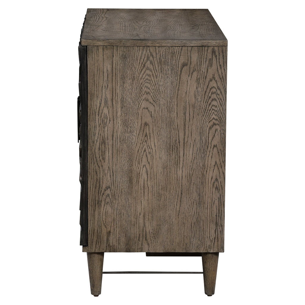 Shield Gray Oak 2 Door Cabinet