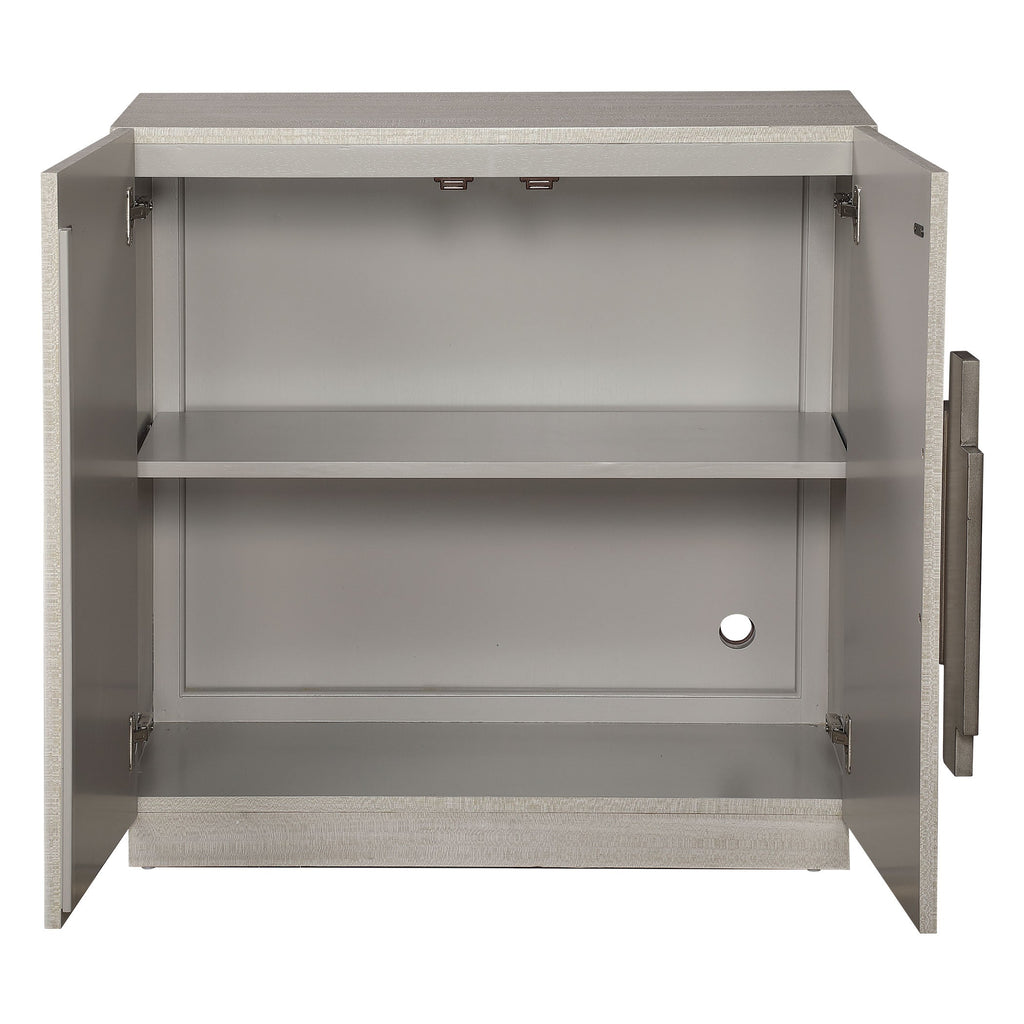 Viela Gray 2 Door Cabinet