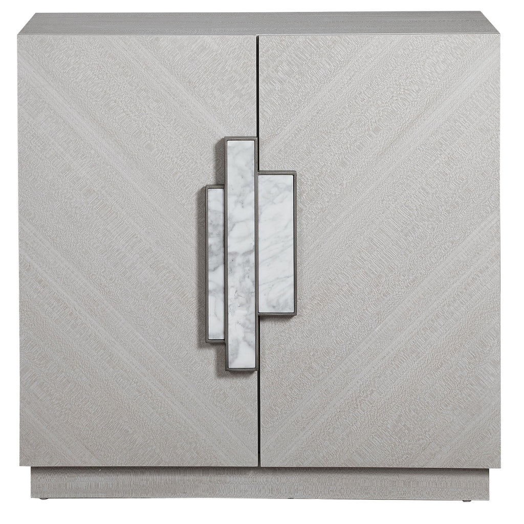 Viela Gray 2 Door Cabinet