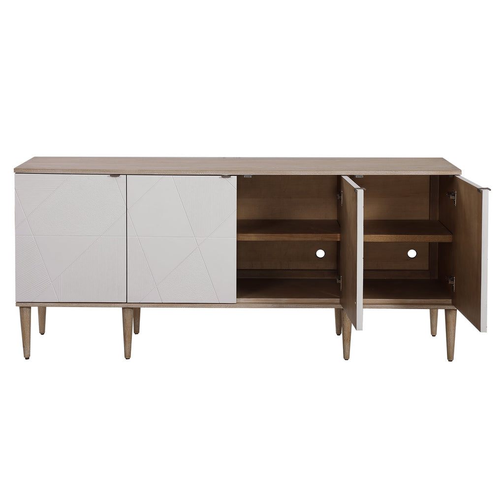 Tightrope 4 Door Modern Sideboard Cabinet