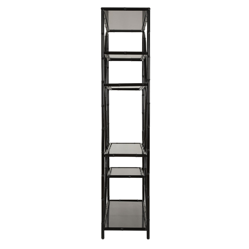 Hinton Black Iron Etagere