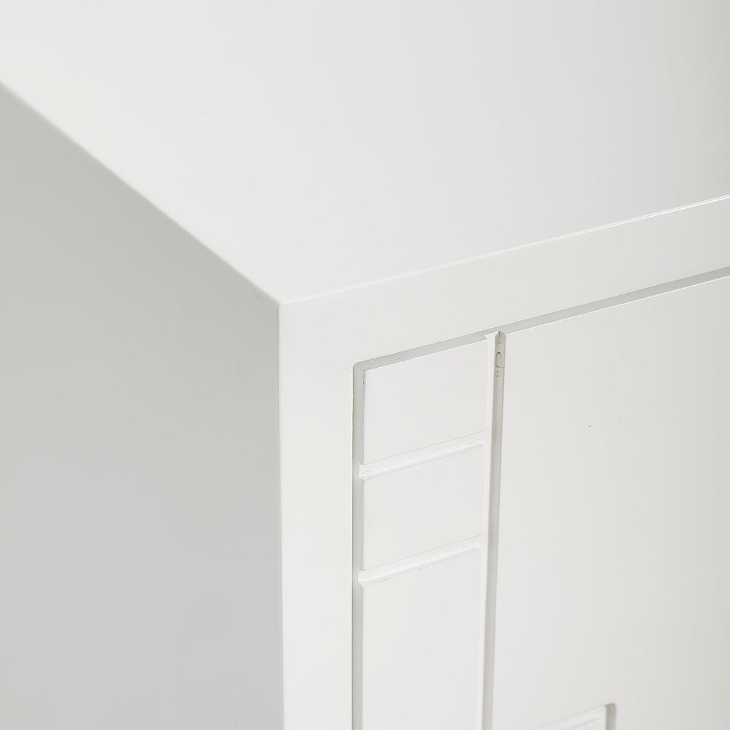 Stockholm White 2 Door Cabinet