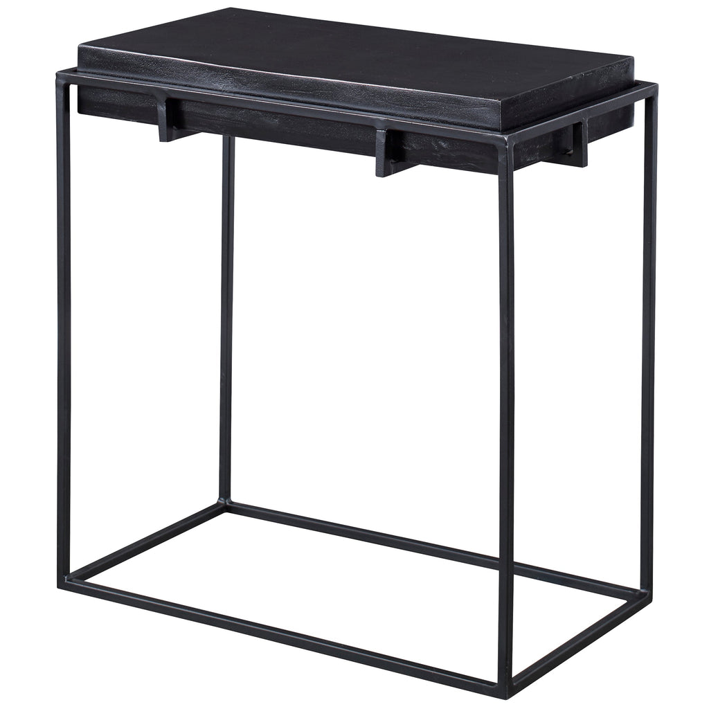 Telone Modern Black Side Table