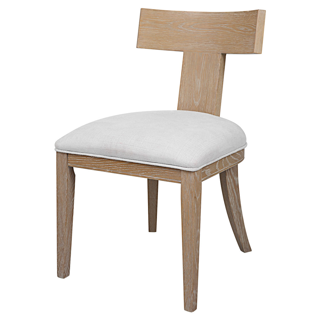 Idris Armless Chair Natural