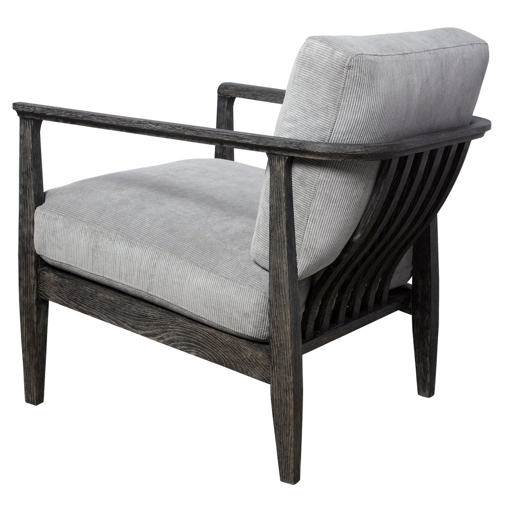 Brunei Modern Gray Accent Chair