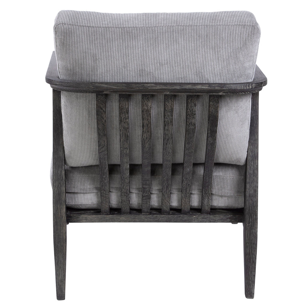 Brunei Modern Gray Accent Chair