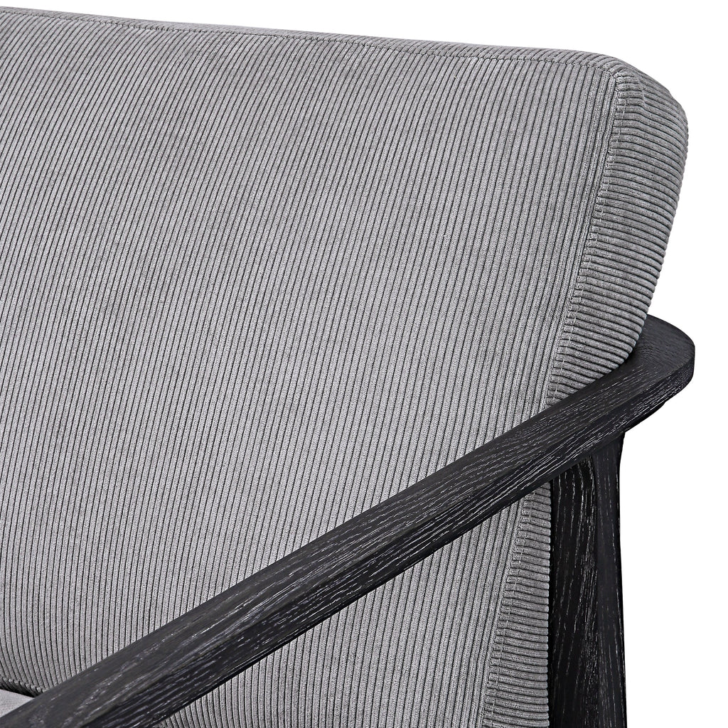 Brunei Modern Gray Accent Chair