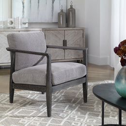 Brunei Modern Gray Accent Chair