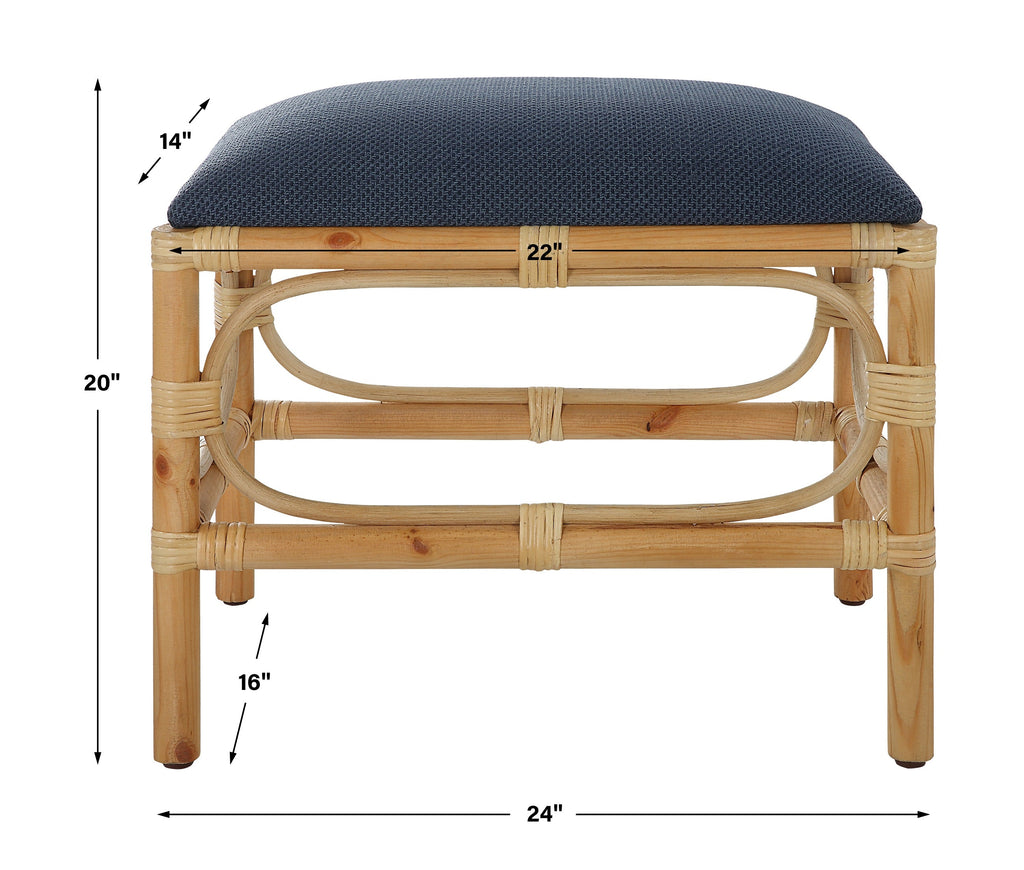 Laguna Small Navy Bench