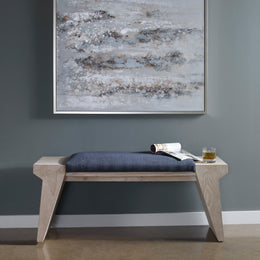 Davenport Modern Coastal Bench