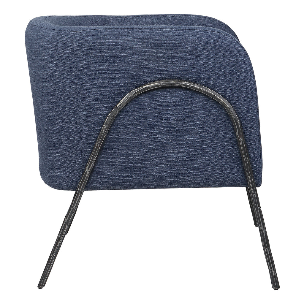 Jacobsen Denim Barrel Chair