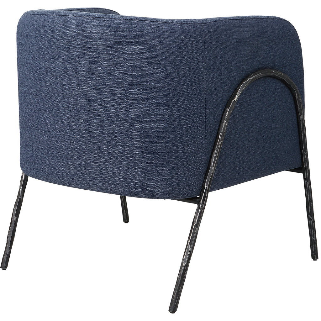 Jacobsen Denim Barrel Chair