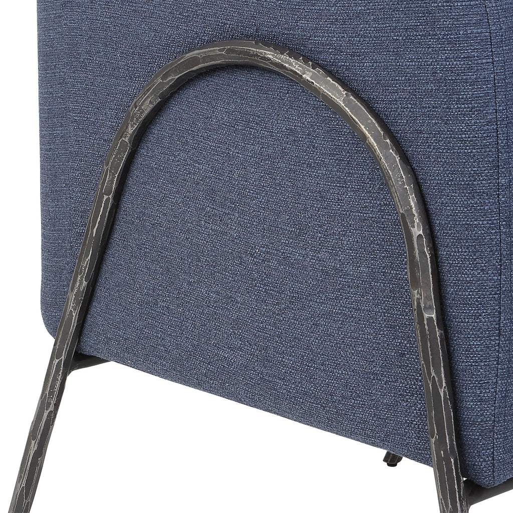 Jacobsen Denim Barrel Chair