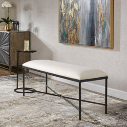 Avenham Black Framed Bench