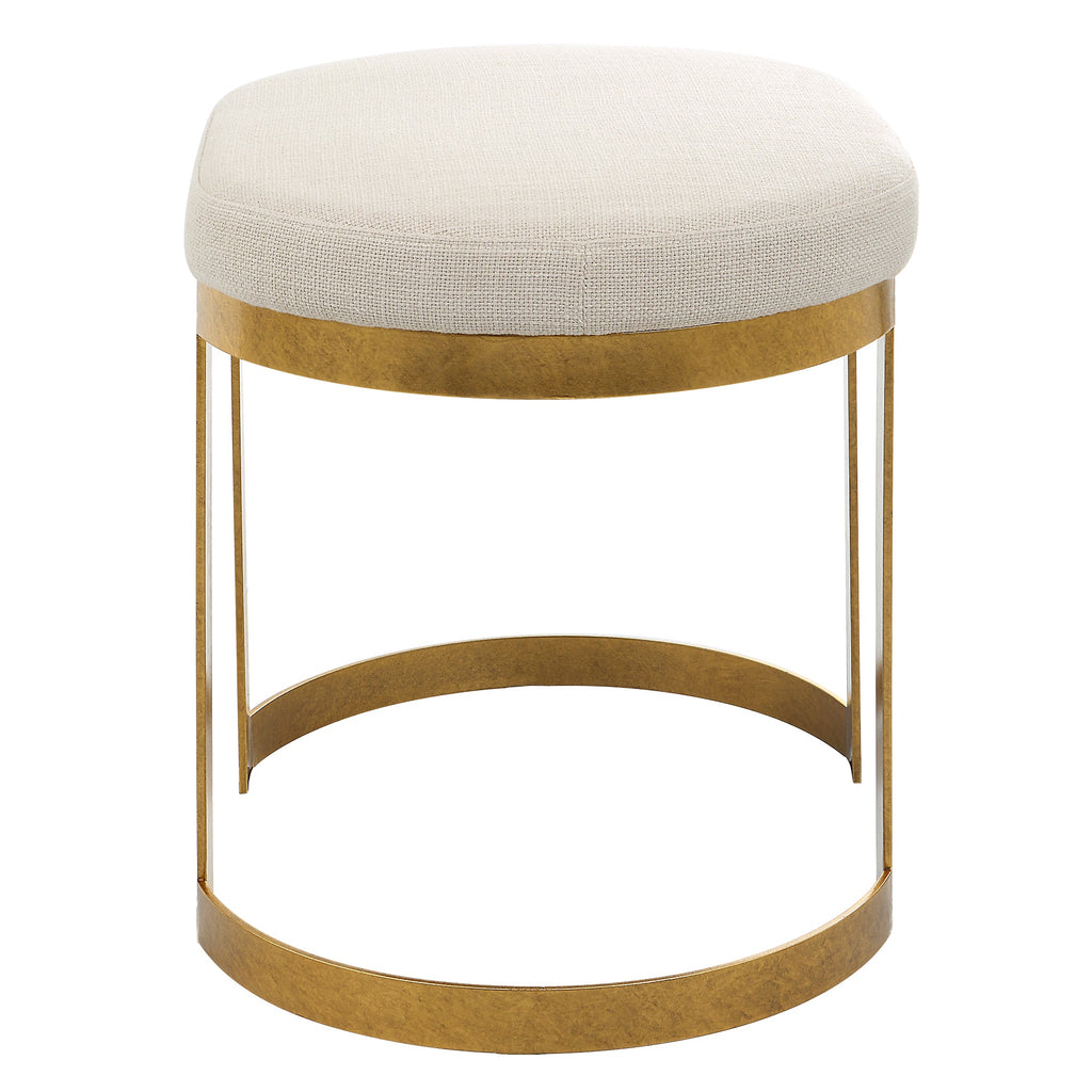 Infinity Gold Accent Stool