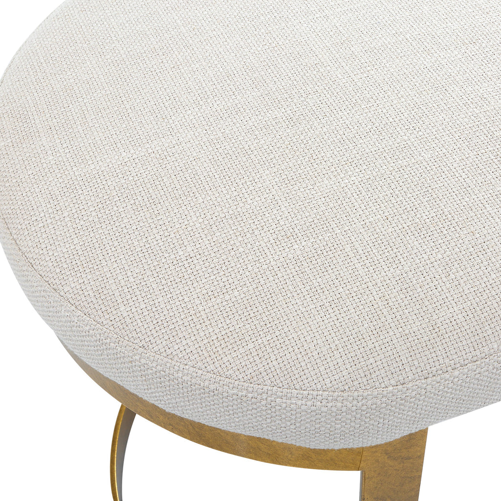 Infinity Gold Accent Stool