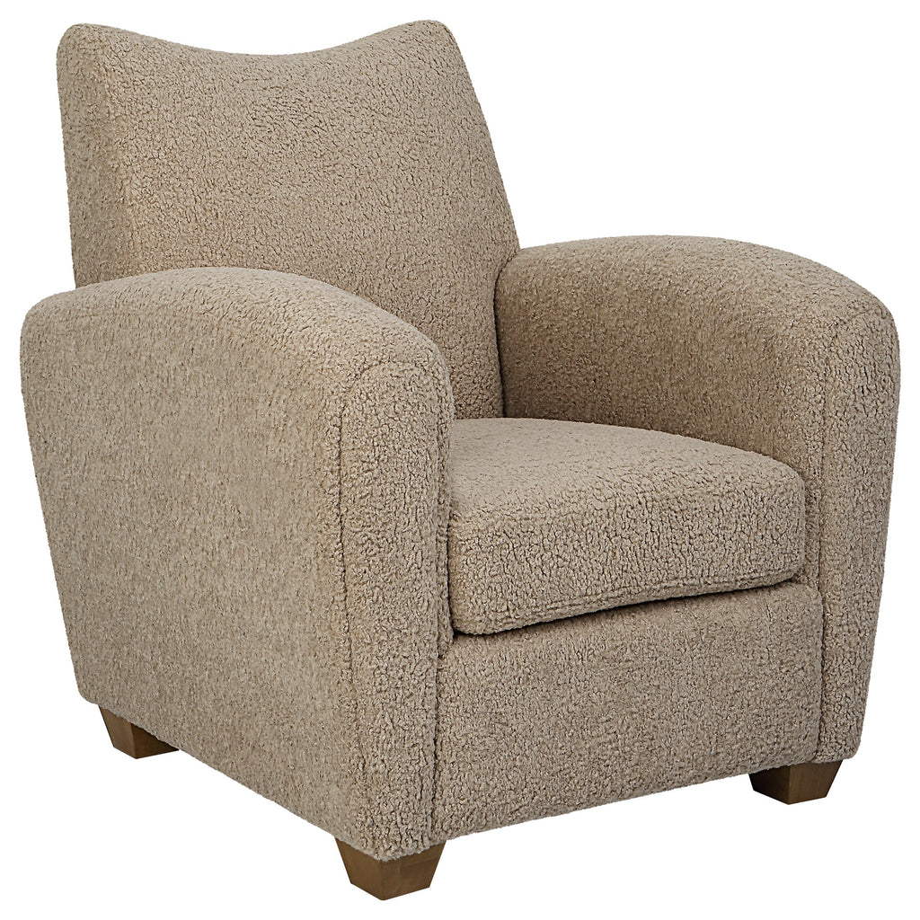 Teddy Latte Accent Chair