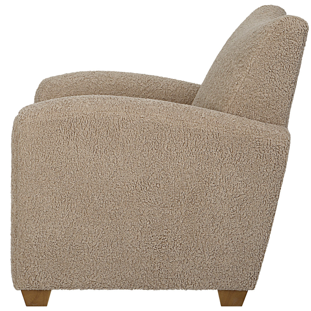 Teddy Latte Accent Chair