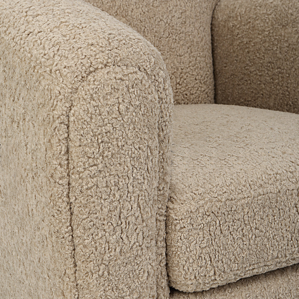 Teddy Latte Accent Chair