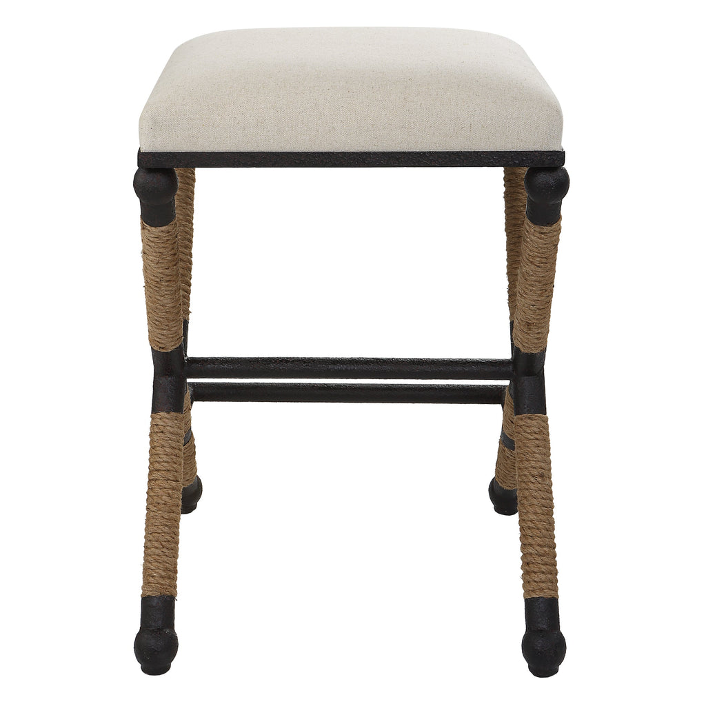 Firth Rustic Oatmeal Counter Stool