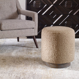 Avila Latte Round Ottoman