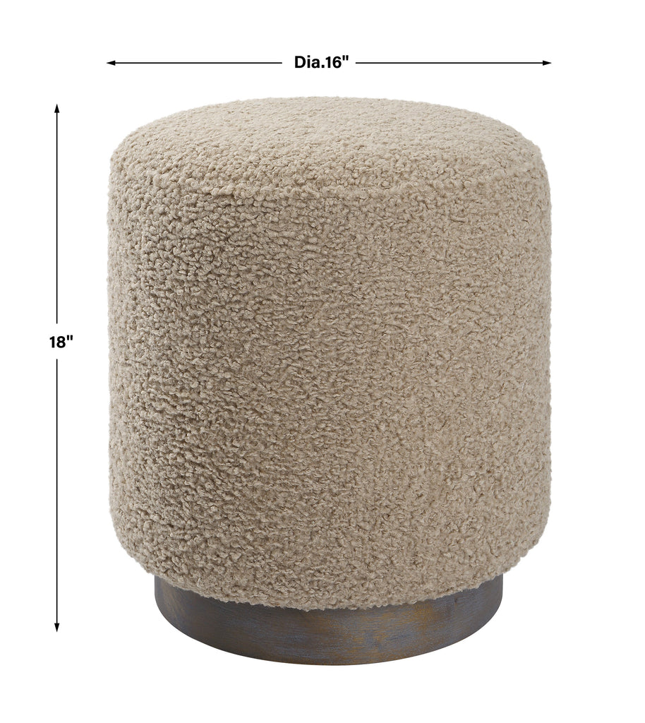 Avila Latte Round Ottoman