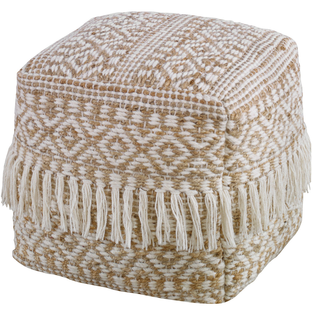 Boheme Wool and Hemp Pouf