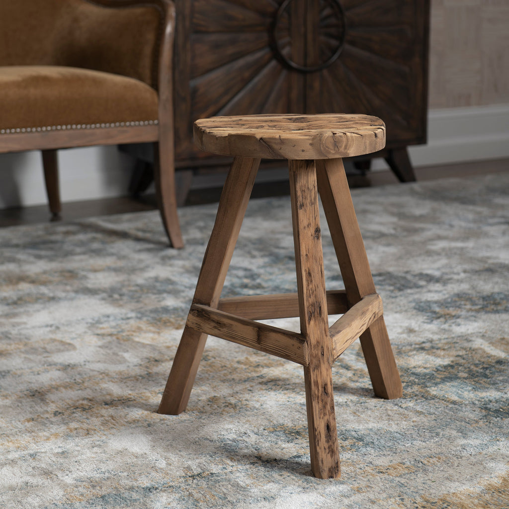 Paddock Rustic Accent Stool