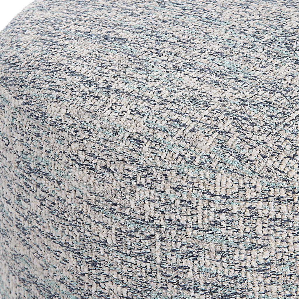 Avila Tweed Round Ottoman