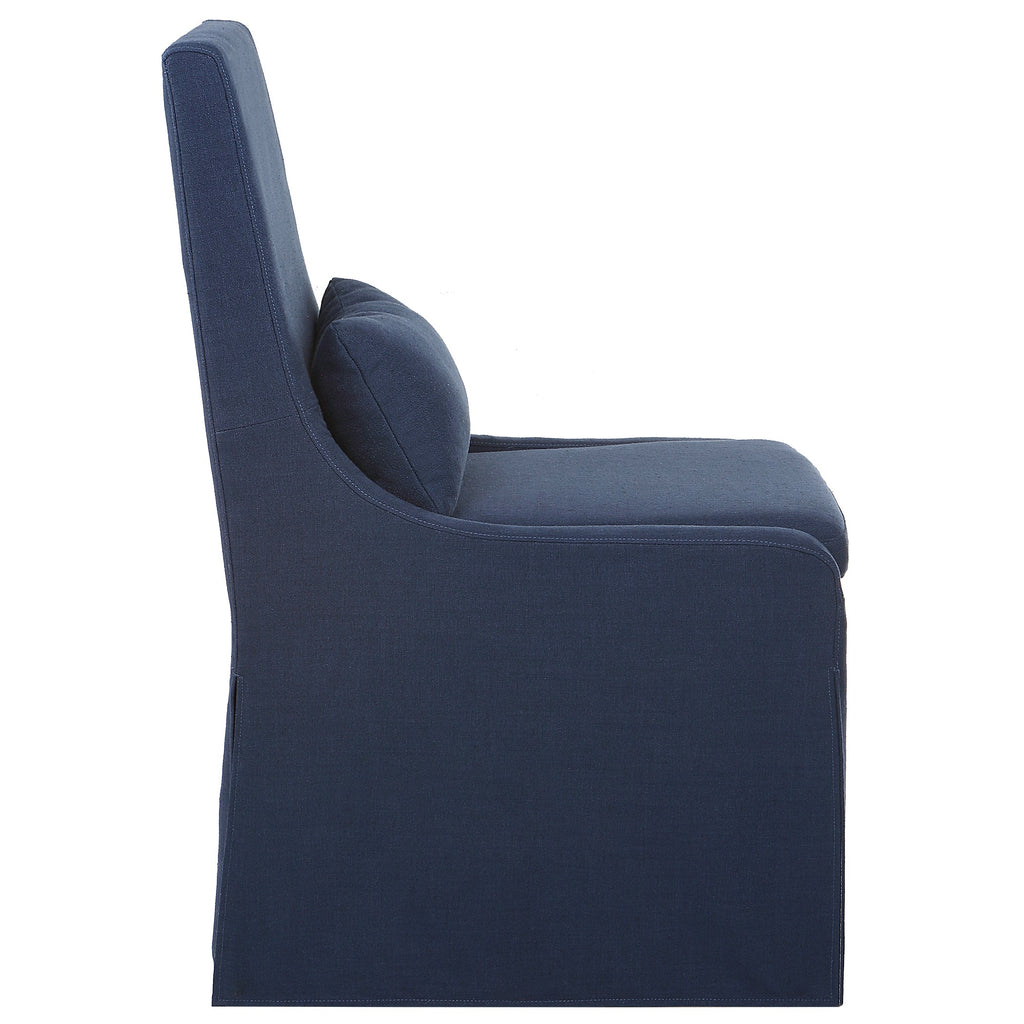 Coley Denim Armless Chair