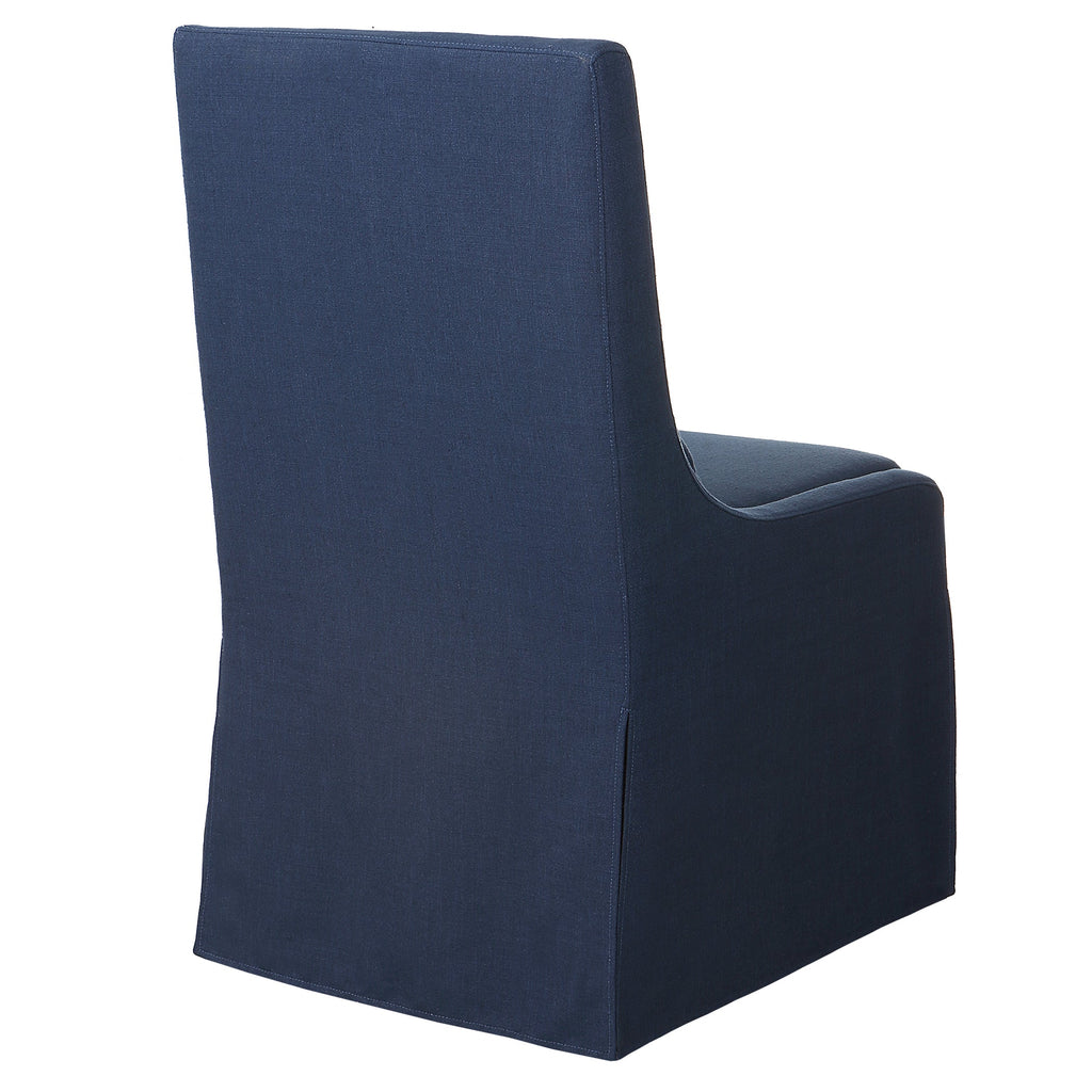 Coley Denim Armless Chair