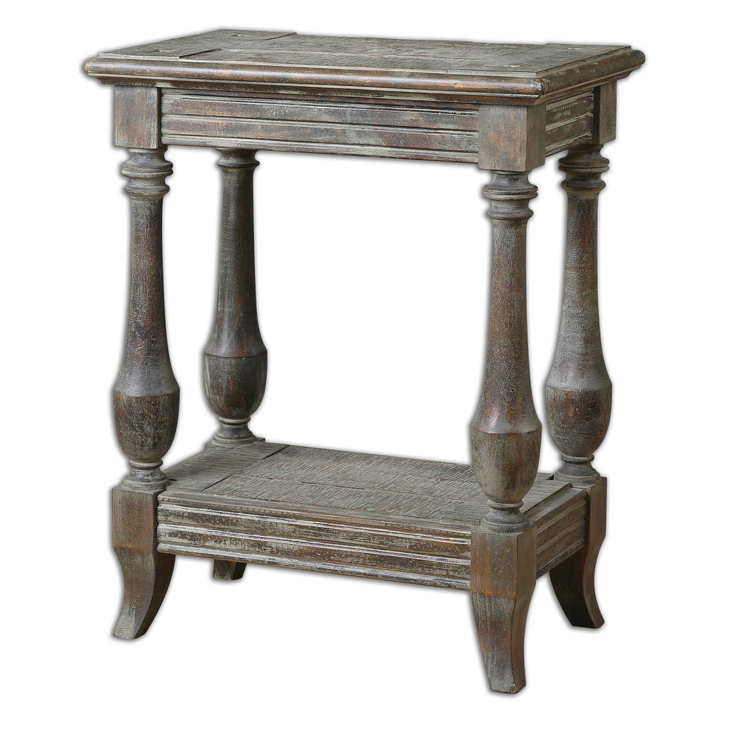 Mardonio Distressed Accent Table