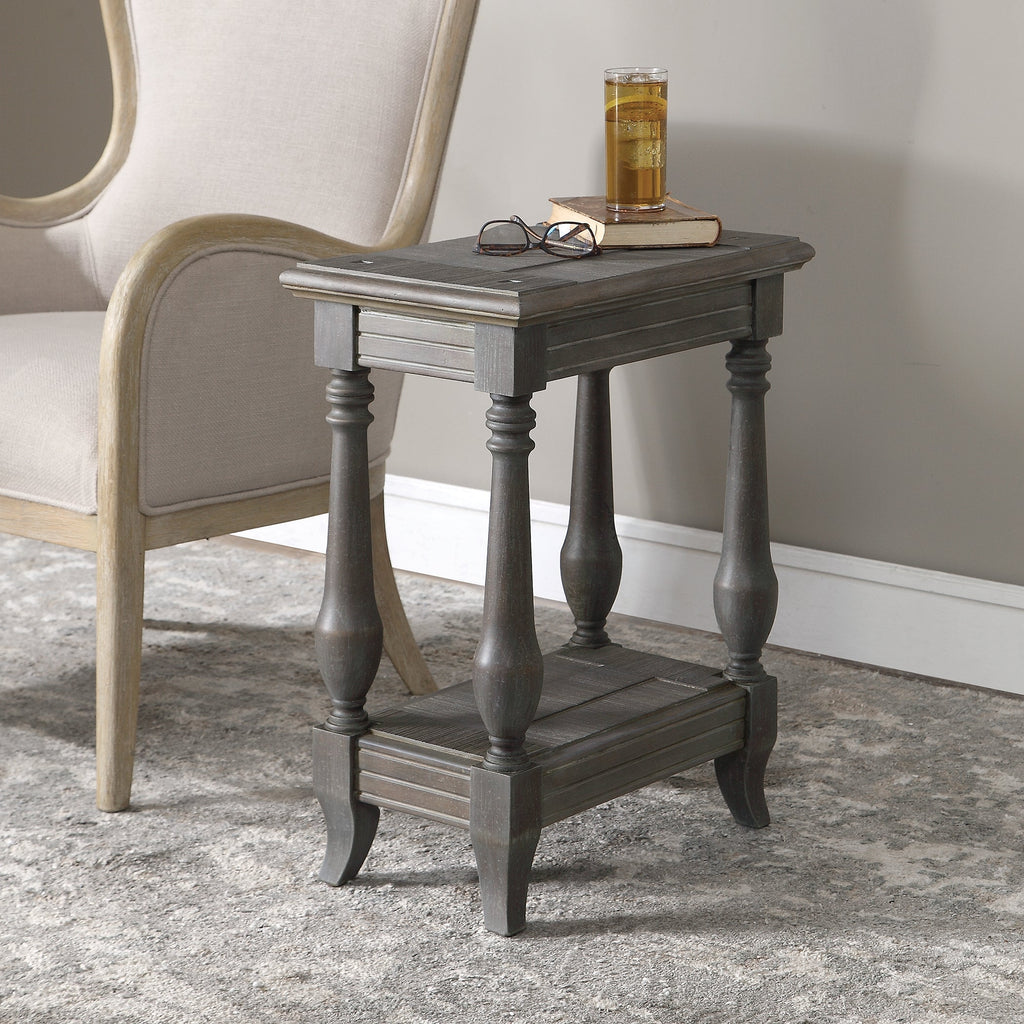 Mardonio Distressed Accent Table