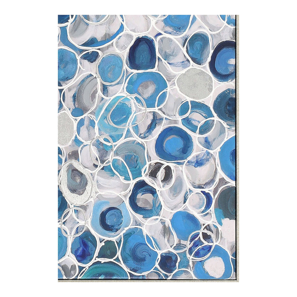 Blue Bubbles Wall Decor