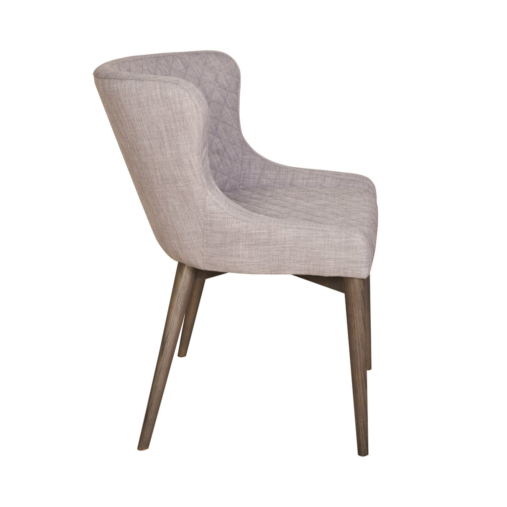 Mila Dining Chair - Light Grey - Set of 2