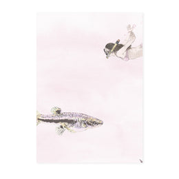 Classic Fish Wallpaper - Pink