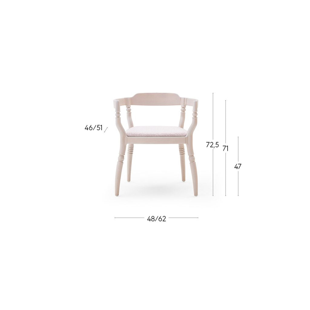 Fuga 531, Stained Beech, Select Fabric