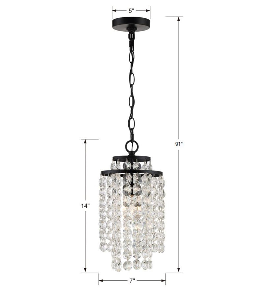 Gabrielle 1 Light Mini Pendant