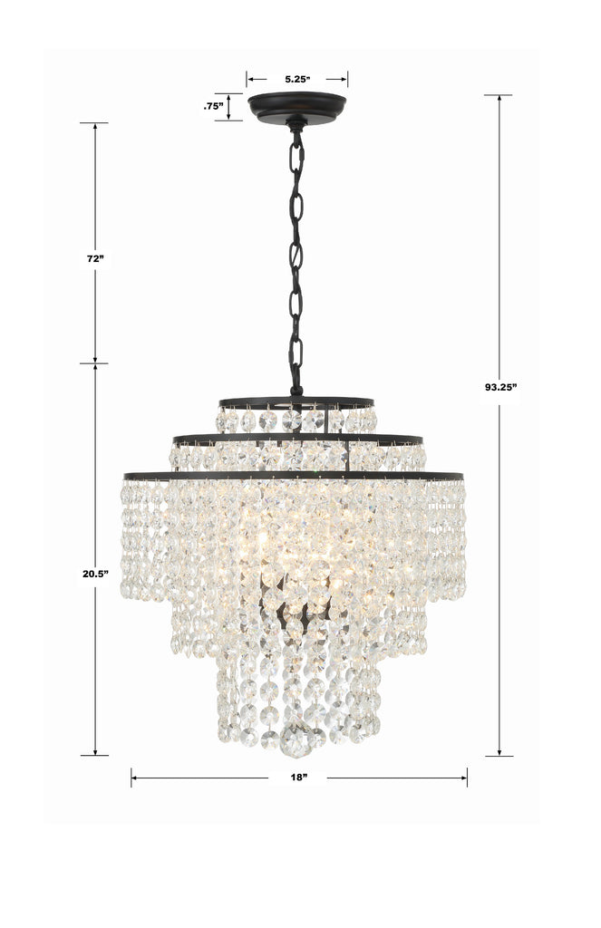 Gabrielle 6 Light Chandelier