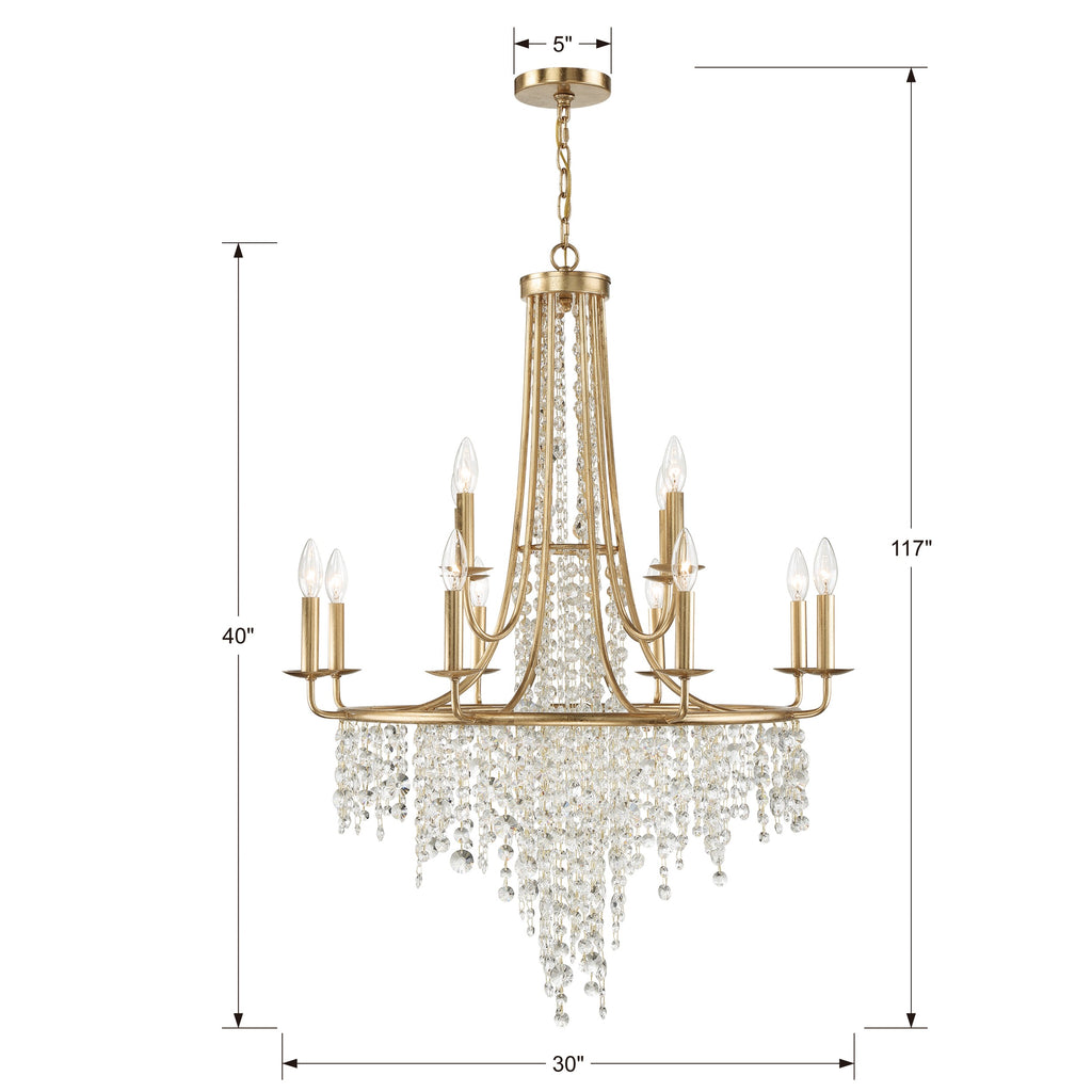 Gabrielle 12 Light Chandelier