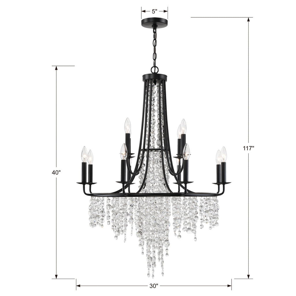 Gabrielle 12 Light Chandelier