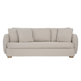 Solaris Sofa Performance Weave and Pine Wood Legs? - Canyon Parchment