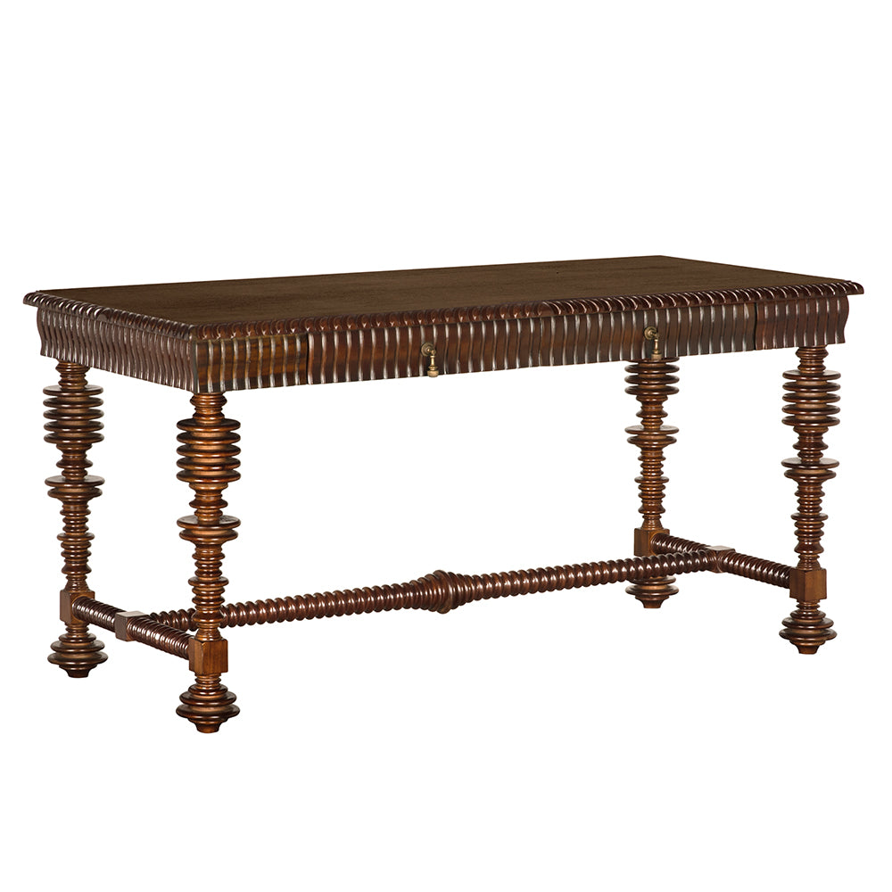 Portuguese Desk Brown Walnut
