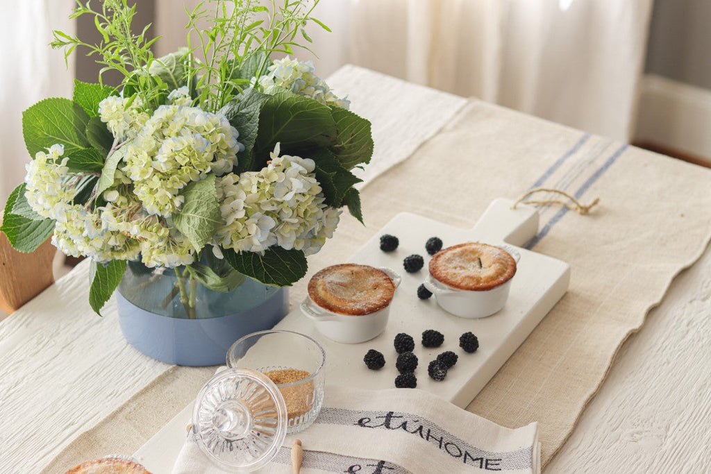 Denim Colorblock Flower Vase